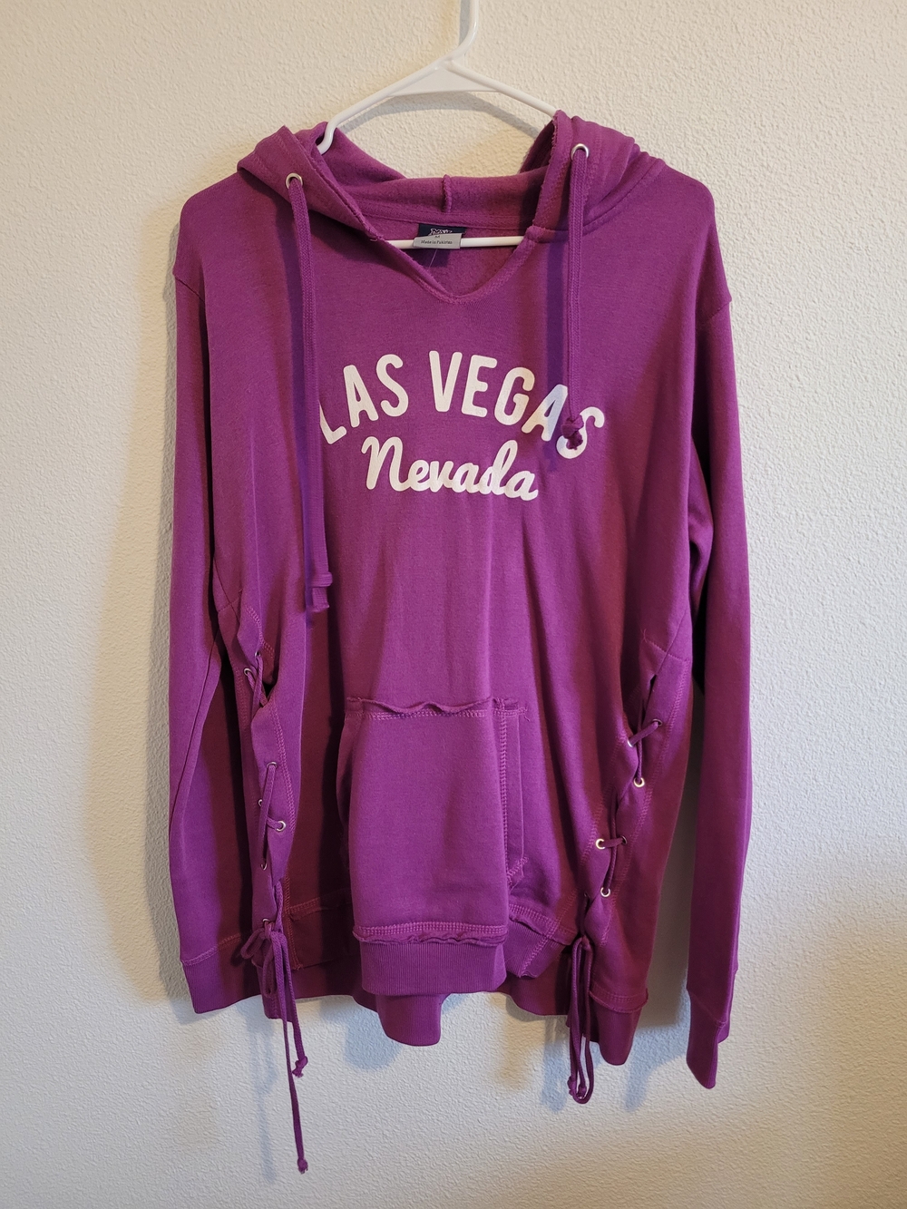 MV Sport Las Vegas Nevada Hooded Sweatshirt - Purple #350